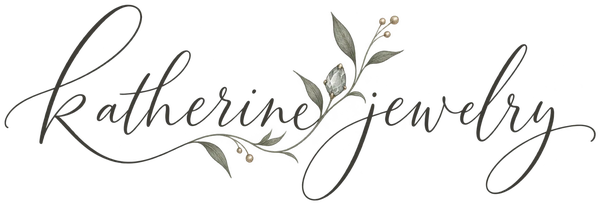 katherine jewelry — botanical script logo
