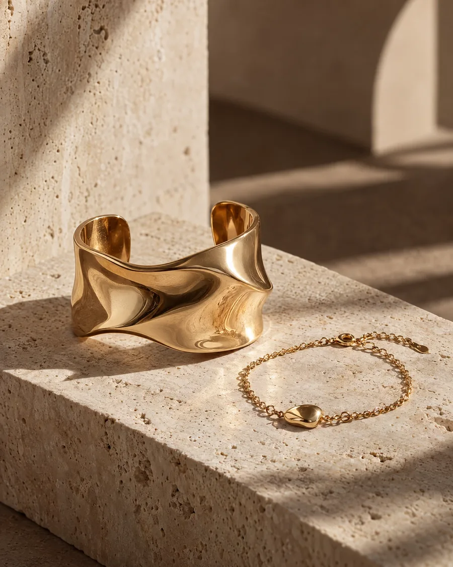 editorial concept accompanying “Bracelet Styling: Find Your Everyday Balance”