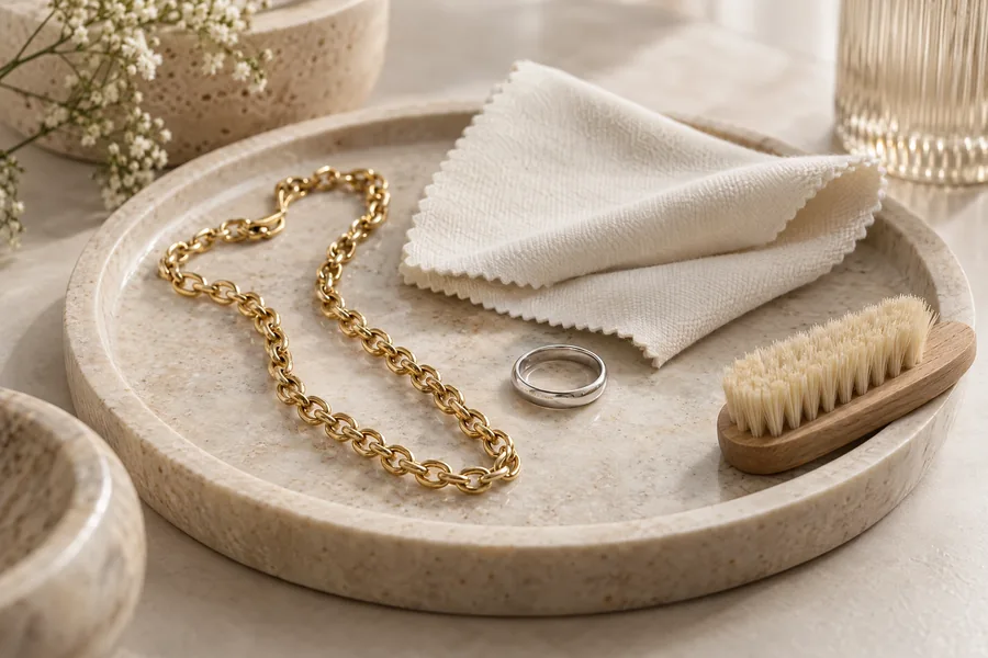 editorial concept accompanying “Ultrasonic Cleaners: Why Jewelry Needs Individual Care”