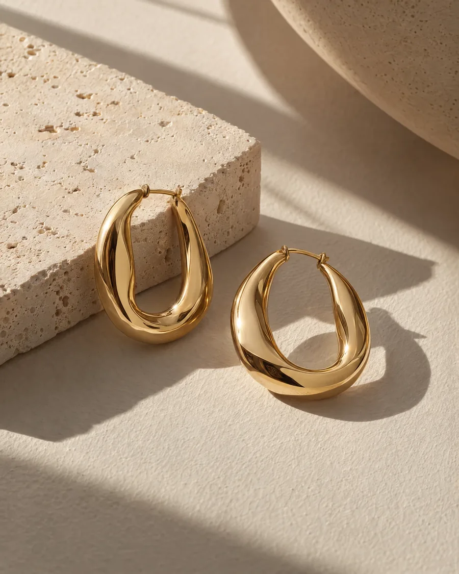 editorial concept accompanying “Hoop Earrings: Choosing Your Size and Silhouette”