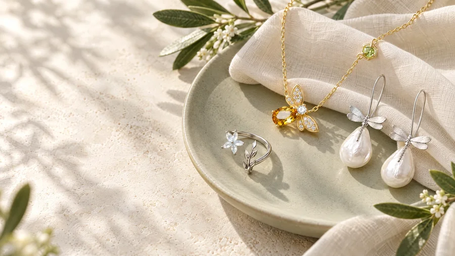 editorial concept accompanying “Miami Jewelry Style: Light, Color and Everyday Ease”