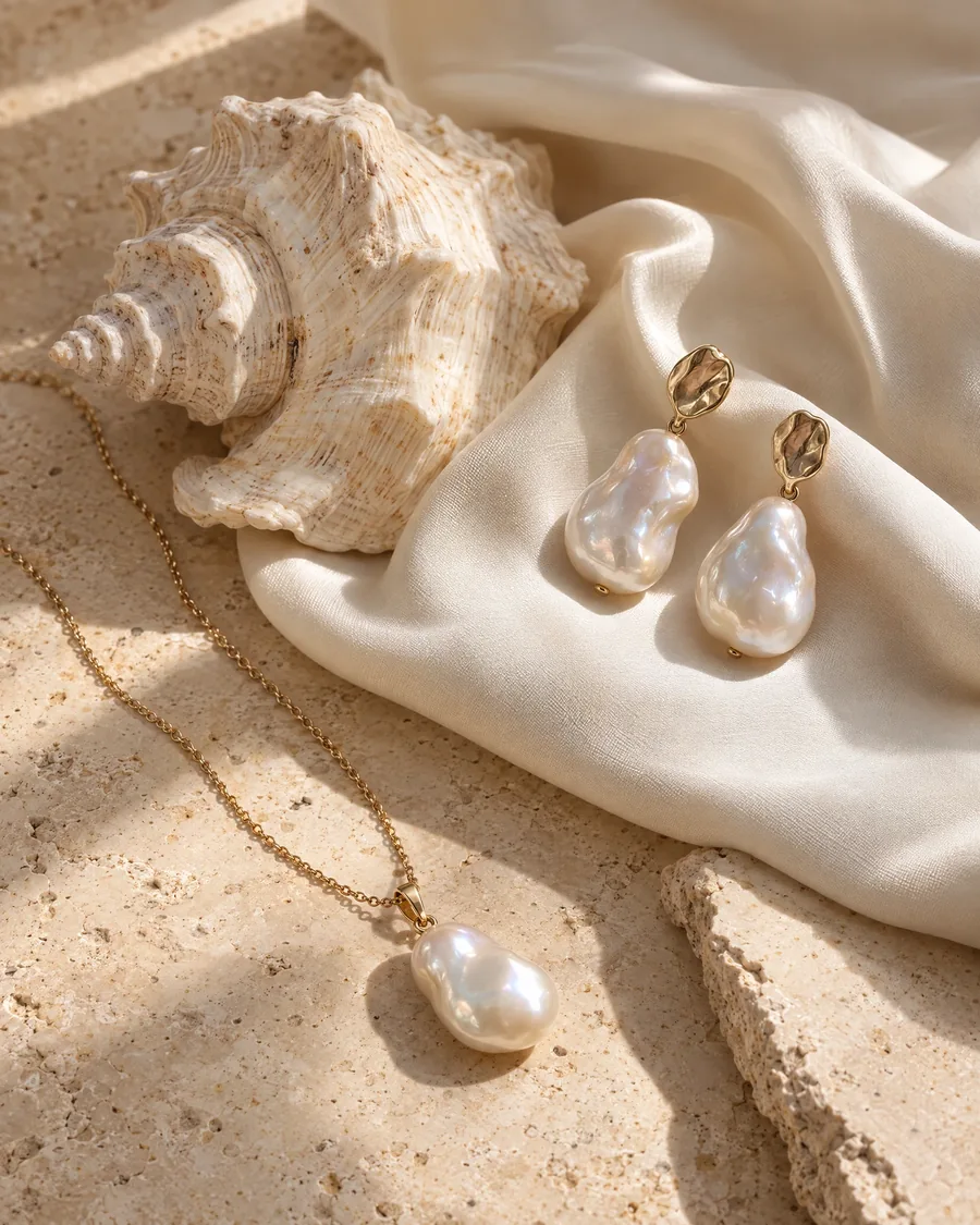 editorial concept accompanying “Pearl Jewelry: A Modern Guide to Everyday Outfits”
