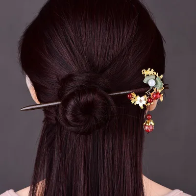 Japanese wooden hair stick — product image 1